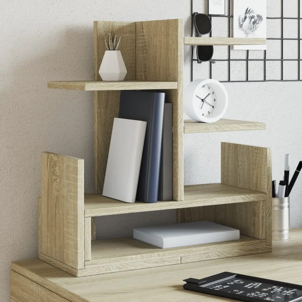 Organizer Scrivania Rovere Sonoma 49x20x52,5 Cm Multistrato /