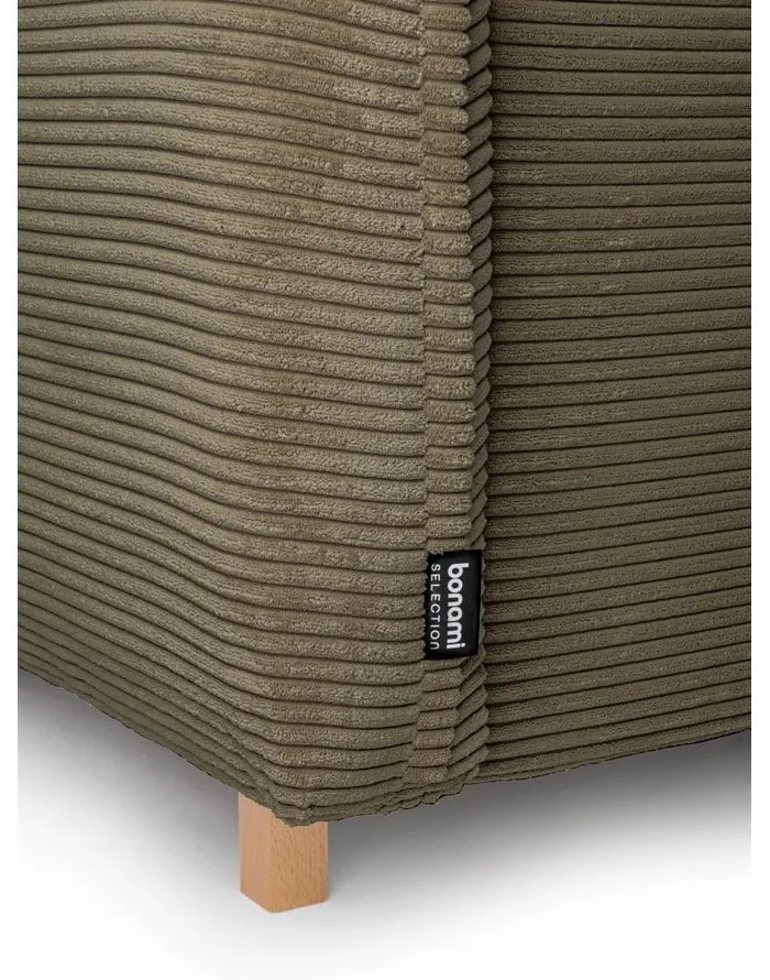 Divano letto in velluto a coste verde (variabile) Tori - Bonami Selection