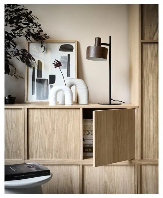 Tavolo TV modulare in rovere colore naturale 77x44 cm Modulair - vtwonen