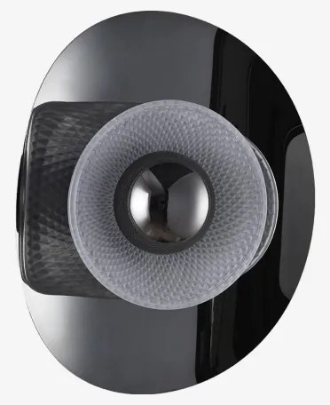 Zuma Line MB2293-1S-3BCT - Applique LED da parete DIOP LED/8W/230V nero/fumé n.