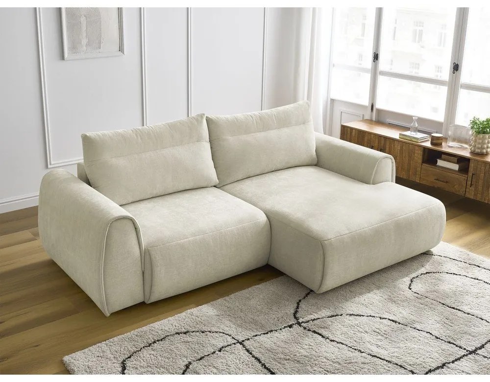 Divano angolare beige Aden – Bobochic Paris