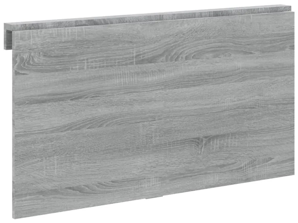 Tavolino muro pieghevole grigio sonoma 100x60x56 cm multistrato