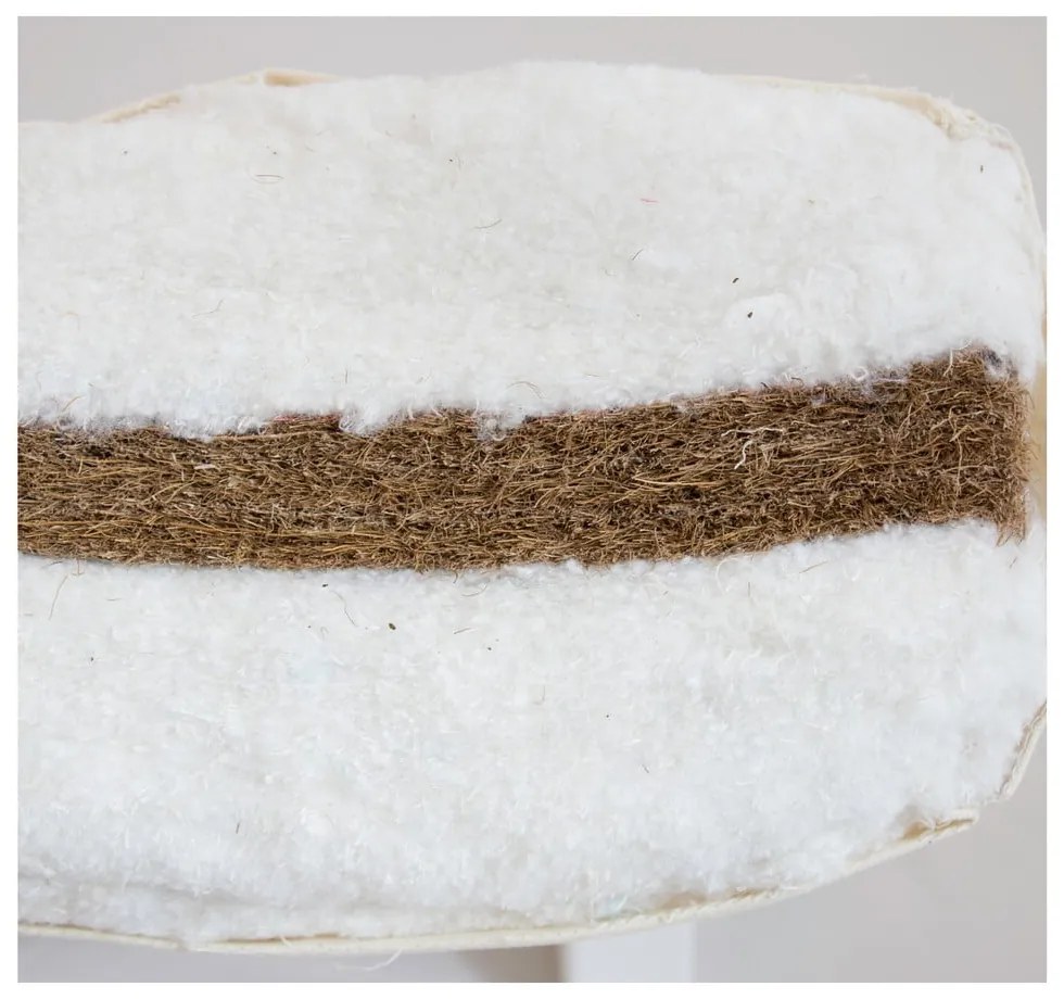 Materasso futon bianco media durezza 140x200 cm Coco Natural - Karup Design