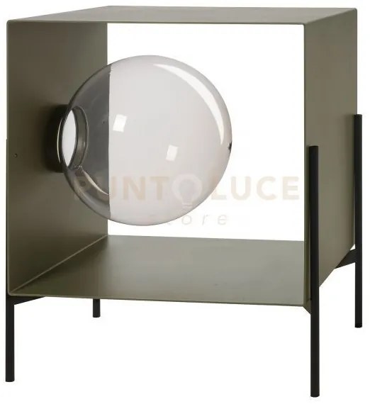 Mobile da soggiorno di design globe piccolo giada,base nera