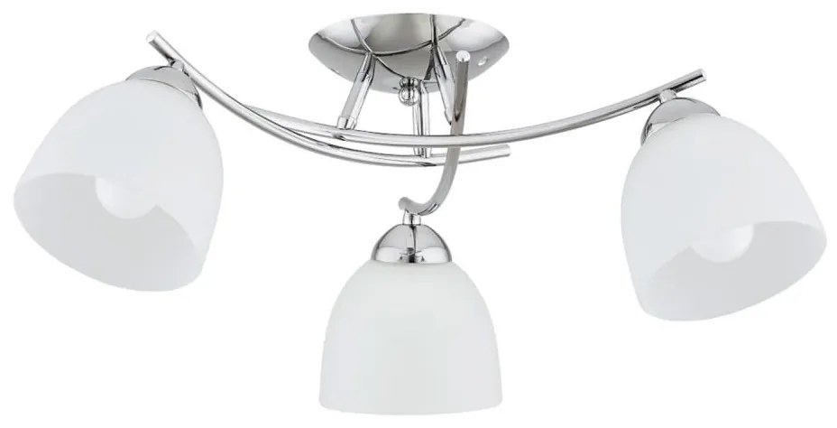 Lampadario a plafone SEVA 3xE27/15W/230V cromo lucido