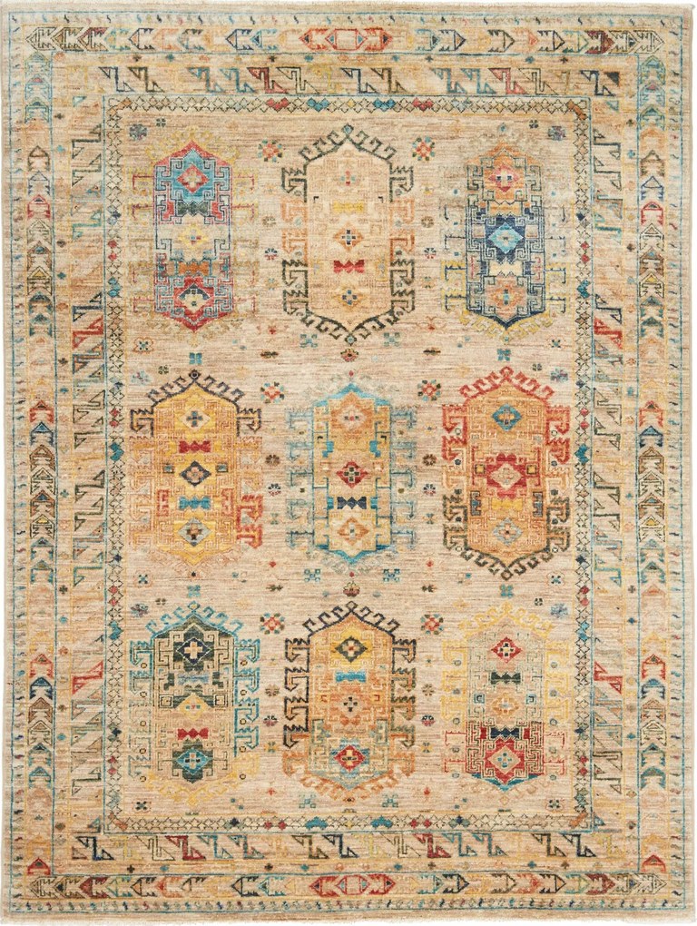 Samarkand Tappeto 150x200 (Pakistan) Annodato A Mano