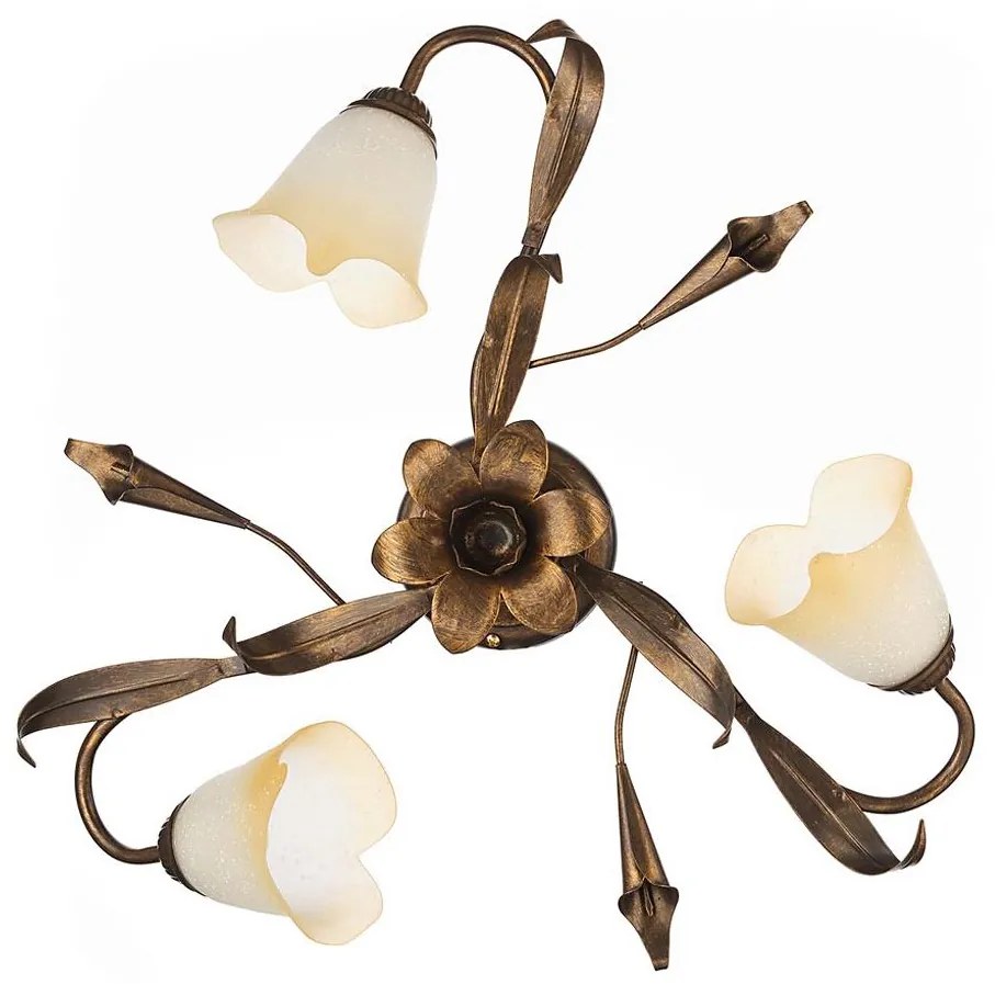 ONLI - Plafoniera LUCREZIA 3xE14/6W/230V bronzo