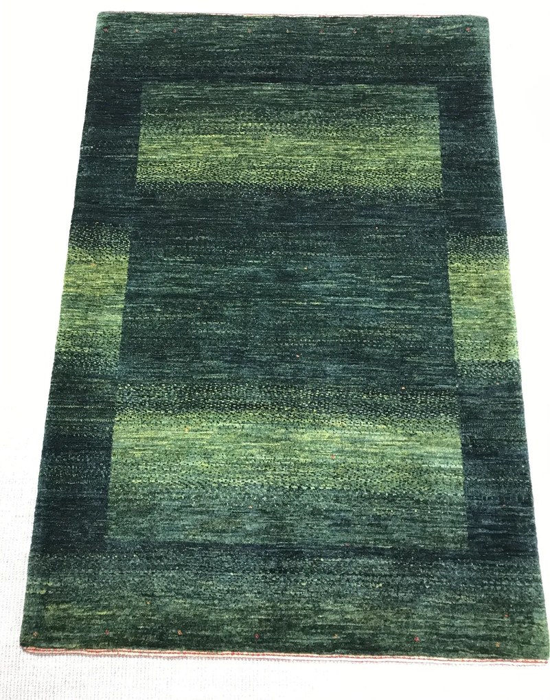 Loribaft Tappeto persiano 150 x 100 Verde (Iran) Annodato A Mano