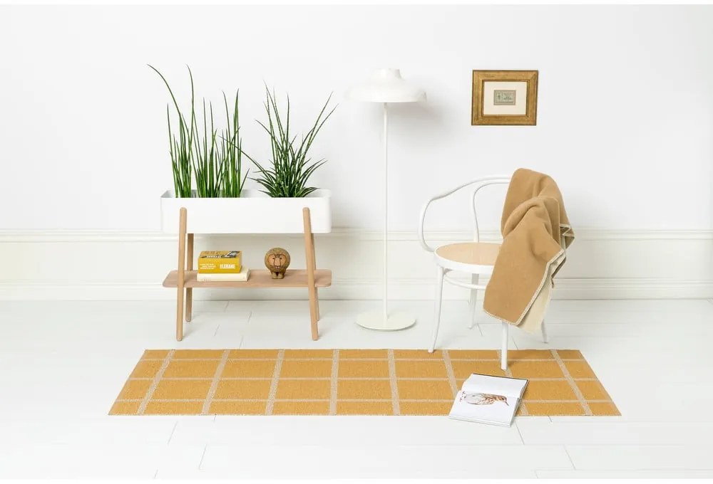 Tappeto da interno/esterno giallo ocra 70x100 cm Ada Ochre – Pappelina