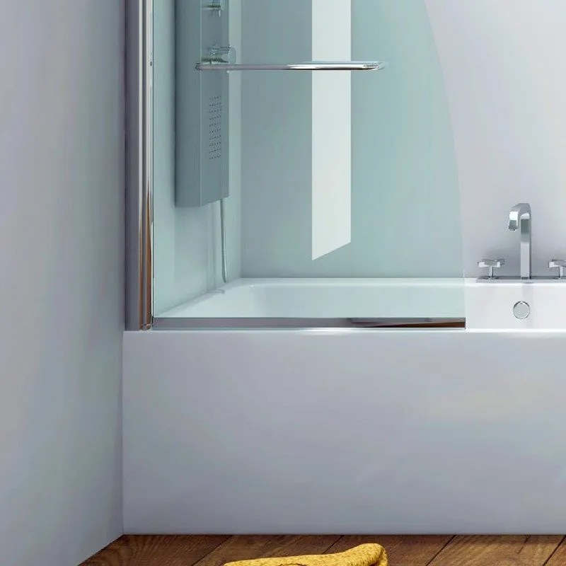 Kamalu - Parete vasca 85cm girevole altezza 140cm KV10