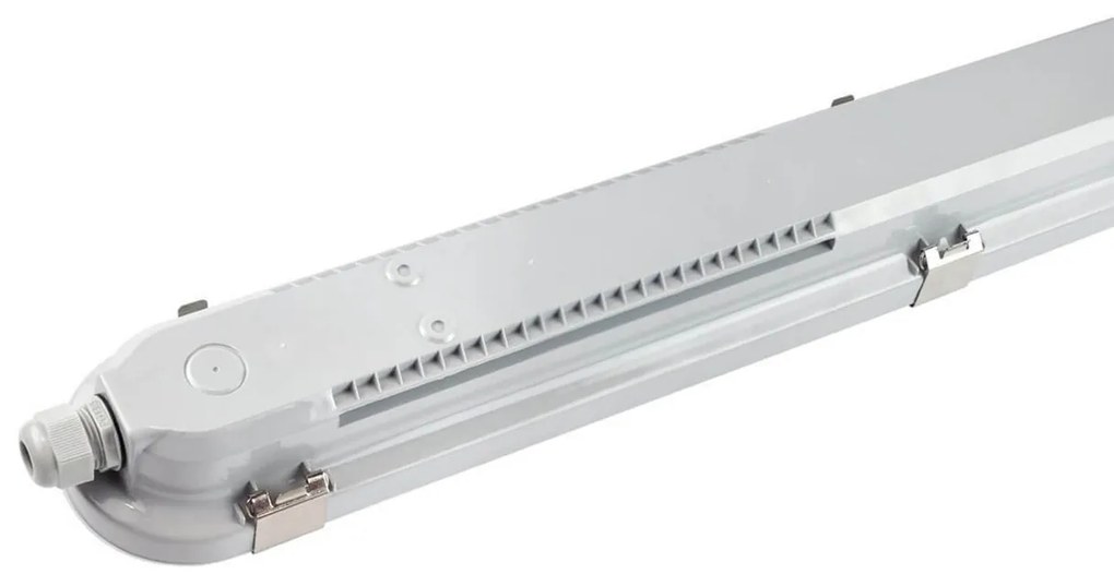 Plafoniera LED 150cm 55W IP66 CCT - con driver Osram Icutronic - con Kit di Emergenza Integrato Colore Bianco Variabile CCT