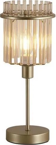 Searchlight EU55622CP - Lampada da tavolo SWIZZLE 1xE14/60W/230V dorata