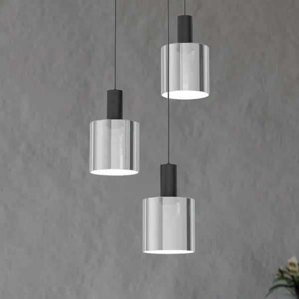 Eglo 98754 - Lampadario a sospensione con filo GOROSIBA 3xE27/40W/230V