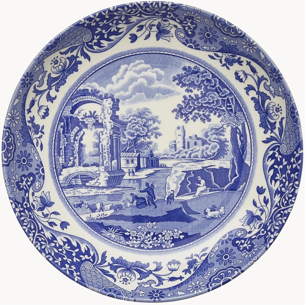 Set di 4 ciotole per pasta Blue Italian
