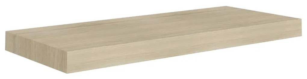 Scaffale a parete rovere 60x23,5x3,8 cm in mdf