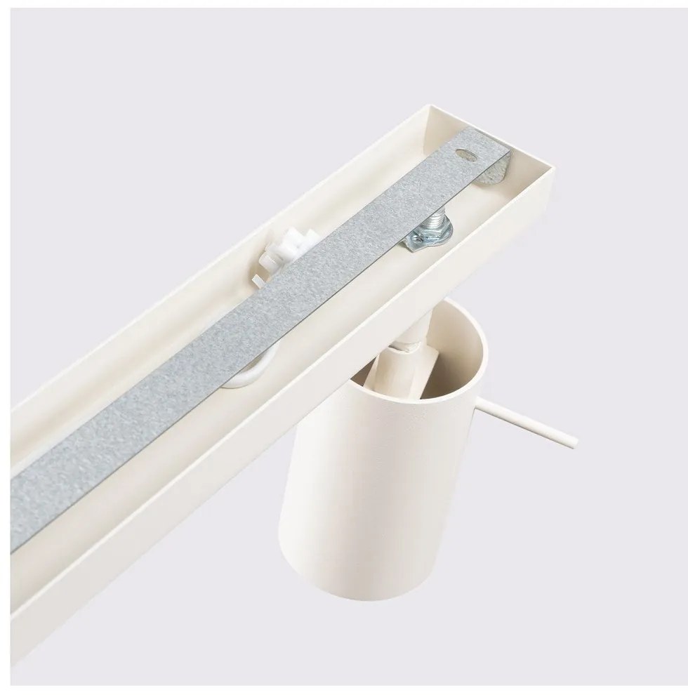 Faretto color crema 6x45 cm Etna – Sollux