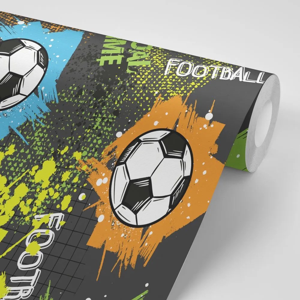 Carta da parati autoadesiva – Tempo per il calcio