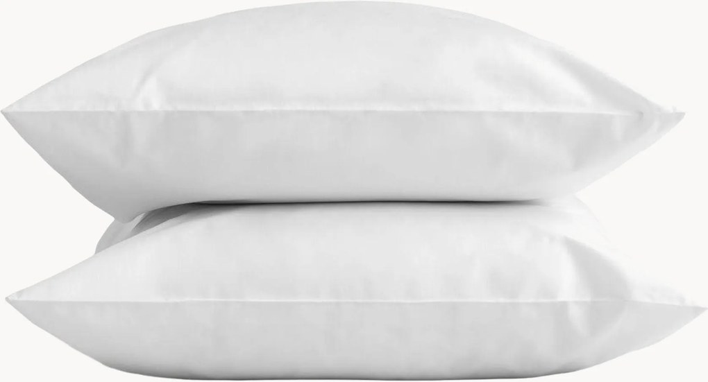 Set di 2 federe in percalle di cotone White