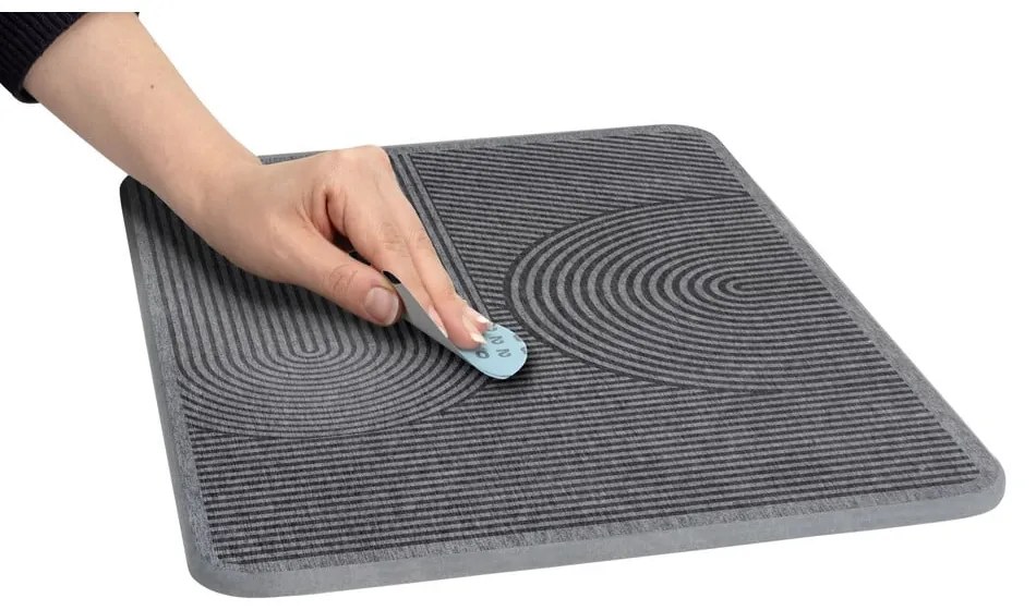 Tappetino scolapiatti grigio in diatomite 40x30 cm Damon – Wenko