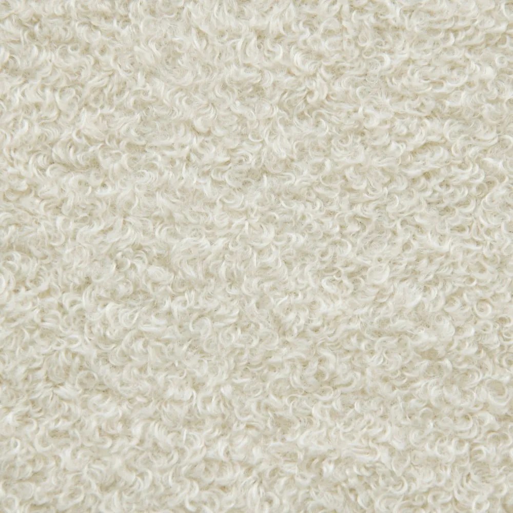 Puof a sacco color crema con rivestimento in bouclé Sofa Seat Lounge – SLOWDOWN