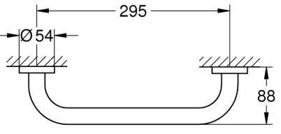 GROHE 41189000 - Maniglia START 349 cromo lucido