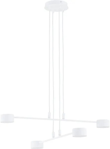 Lampadario a sospensione con filo MODUS 4xGX53/10W/230V bianco