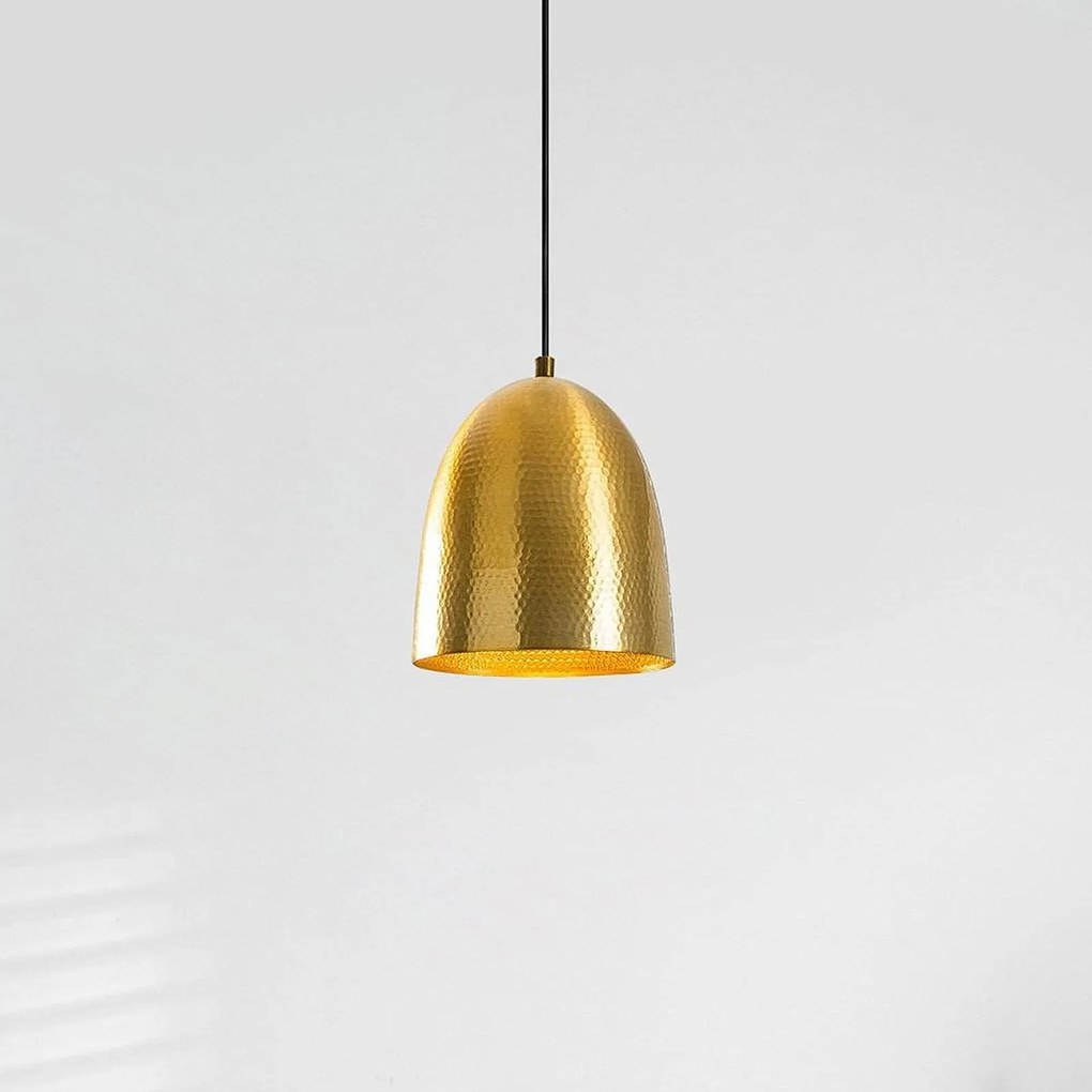 Opviq Lampada a sospensione Tattoo 2376, color oro, metallo, Ø 20 cm
