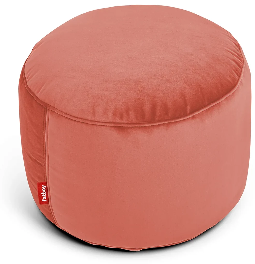 Pouf contenitore velluto rosa YANKTON 