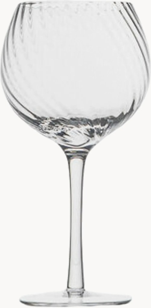Set di 4 bicchieri da vino in vetro soffiato Opacity