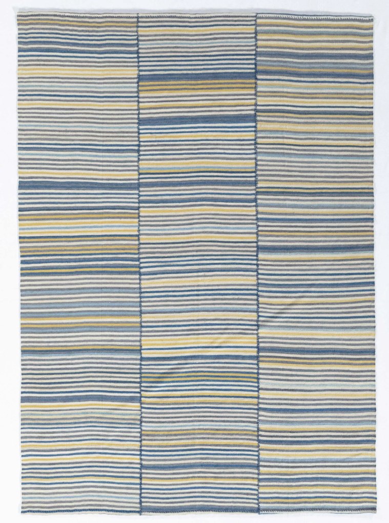 Kilim Tappeto 170 x 240 Blu (Iran) Tessuto A Mano