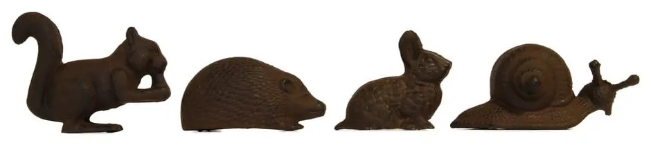 Statuette da giardino in metallo in set da 4 Animals - Esschert Design