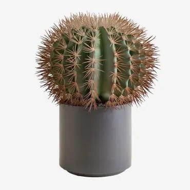 Cactus artificiale Ferocactus ↑50 cm - Sklum