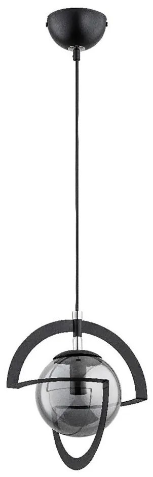 Lampadario a sospensione con filo CABRIO 1xE14/10W/230V nero