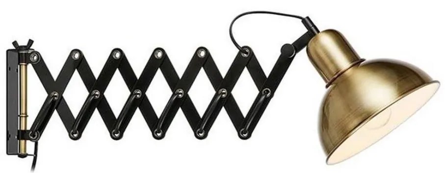 Markslöjd 108104 - Applique RIGGS 1xE27/60W/230V ottone