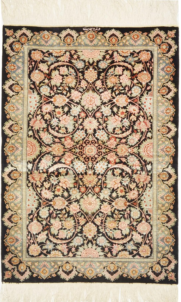 Ghom Tappeto persiano 90 x 60 (Iran) Annodato A Mano