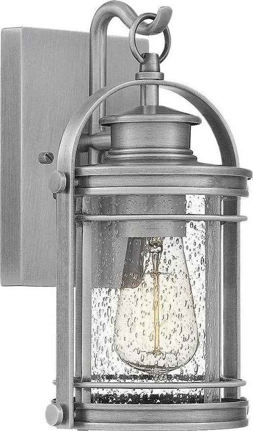 Quintiesse QN-BOOKER-S-IA - Lampada da parete per esterni BOOKER S 1xE27/60W/230V IP44 con finitura cromata