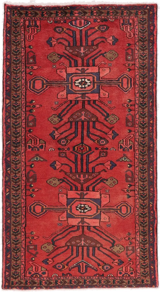 Hamedan Tappeto 200x110 (Iran) Annodato A Mano