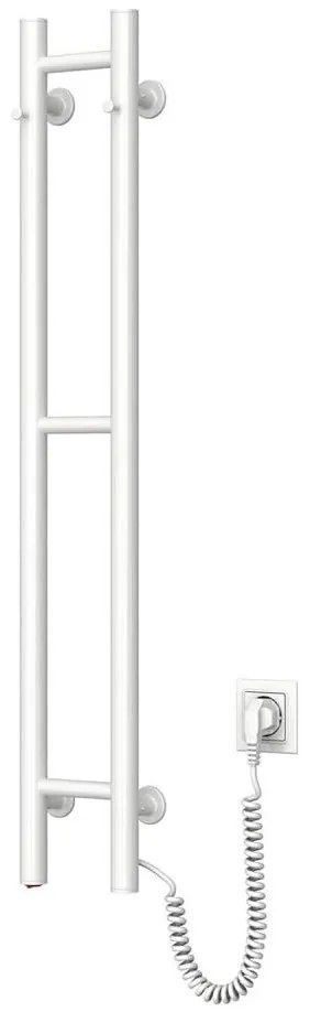 Portasciugamani elettrico SILOUETTE 187W/230V 101,1 cm IP44 bianco destra arrotondato