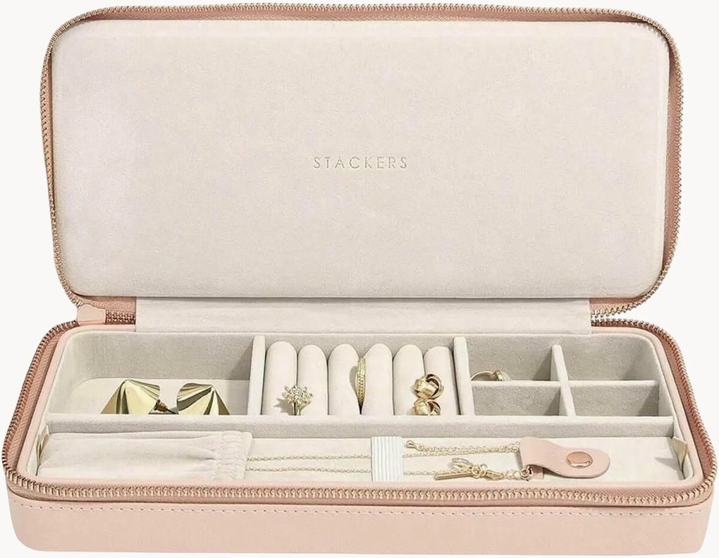 Portagioie da viaggio per collane Blush Pink