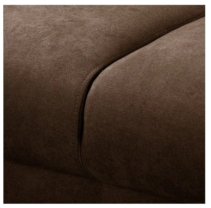 Divano marrone scuro 193 cm Beata - Ropez