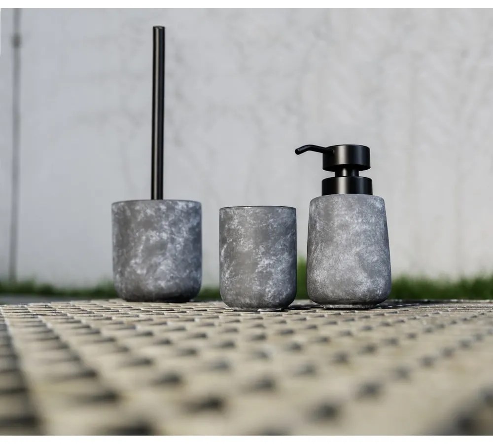 Scopino WC grigio in ceramica Sacile – Wenko