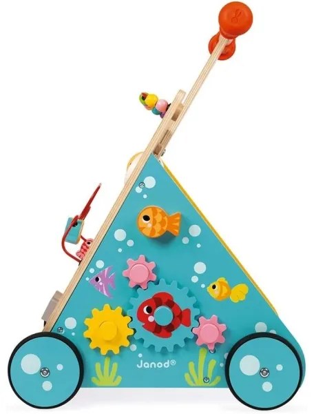 Janod - Passeggino con attività gatto