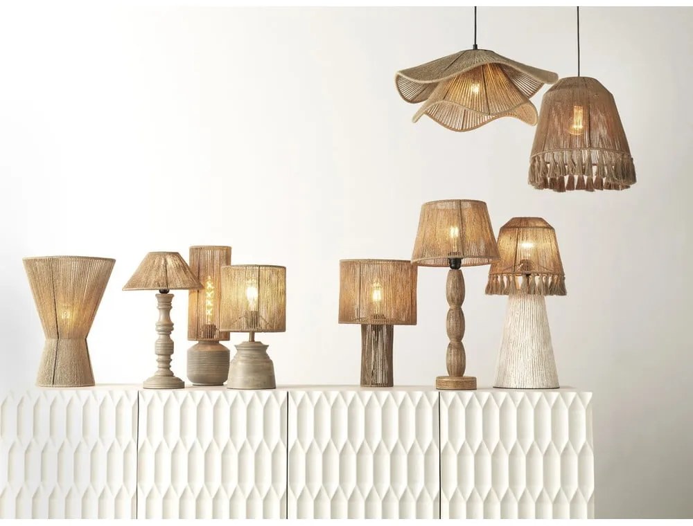 Lampada da tavolo in colore naturale (altezza 24 cm) - Geese