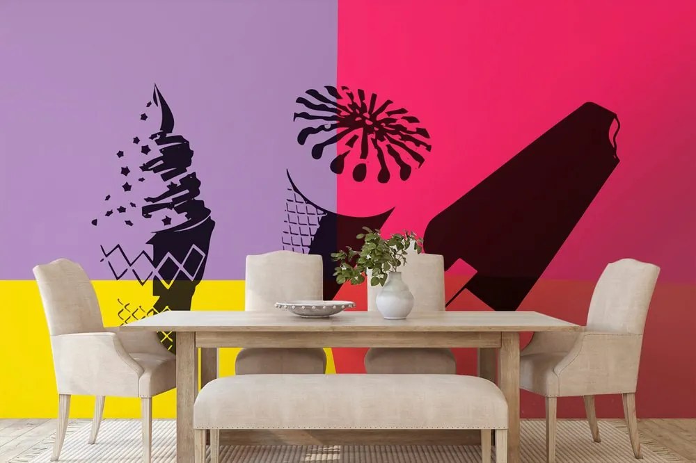 Carta da parati – Estate pop art