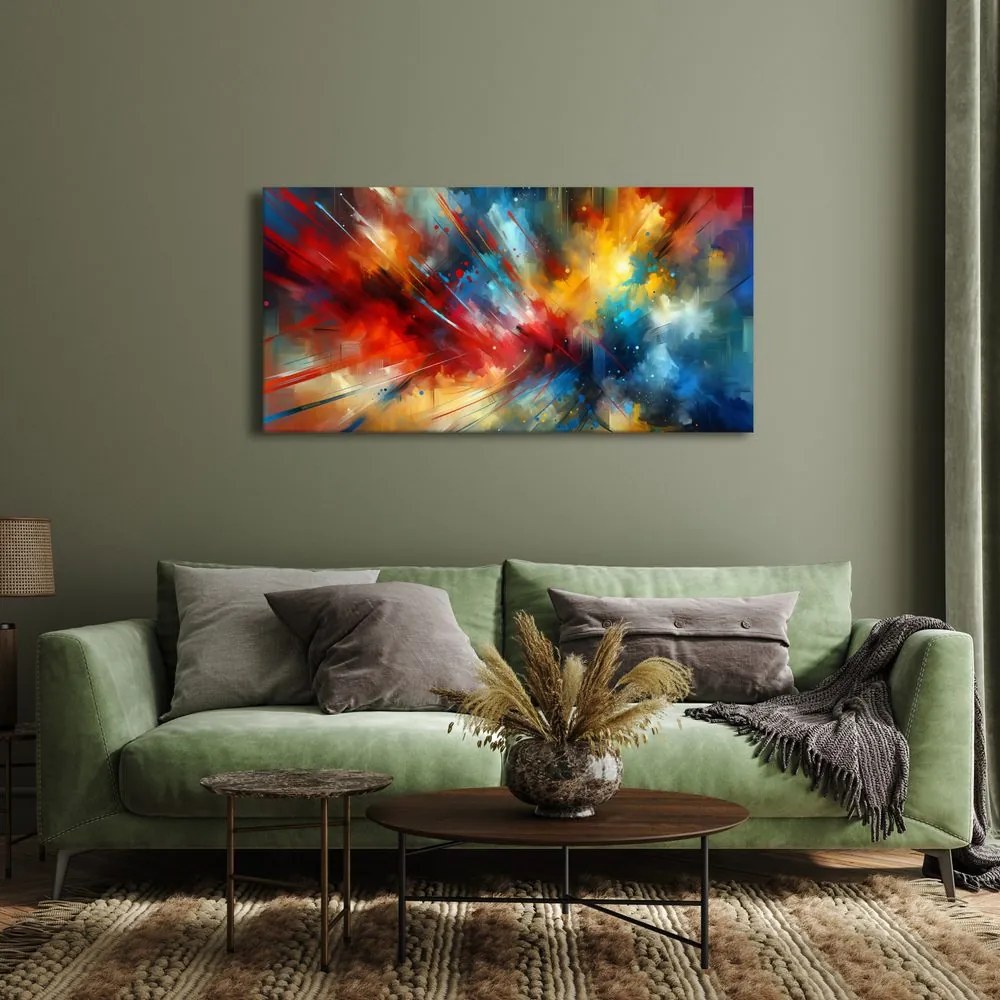 Quadro su tela – Universo colorato in movimento