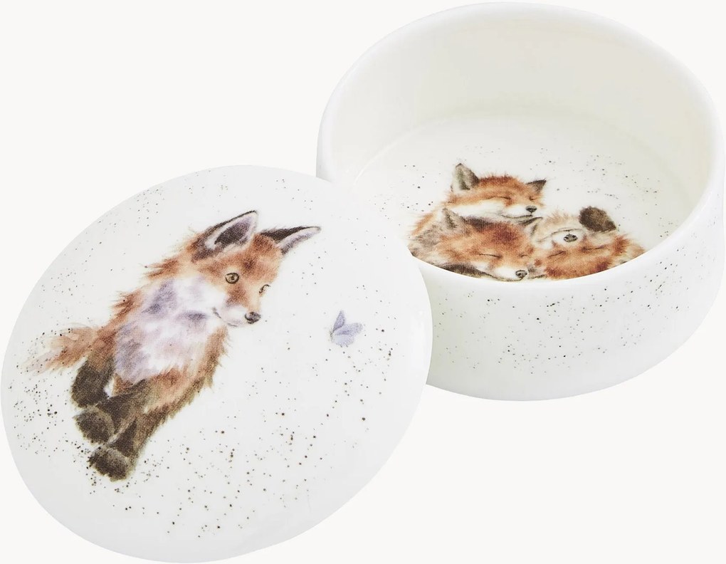 Contenitore in Fine Bone China Fox