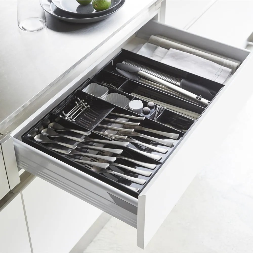 Credenza in plastica nera per cassetto 47,5 x 35 cm - YAMAZAKI