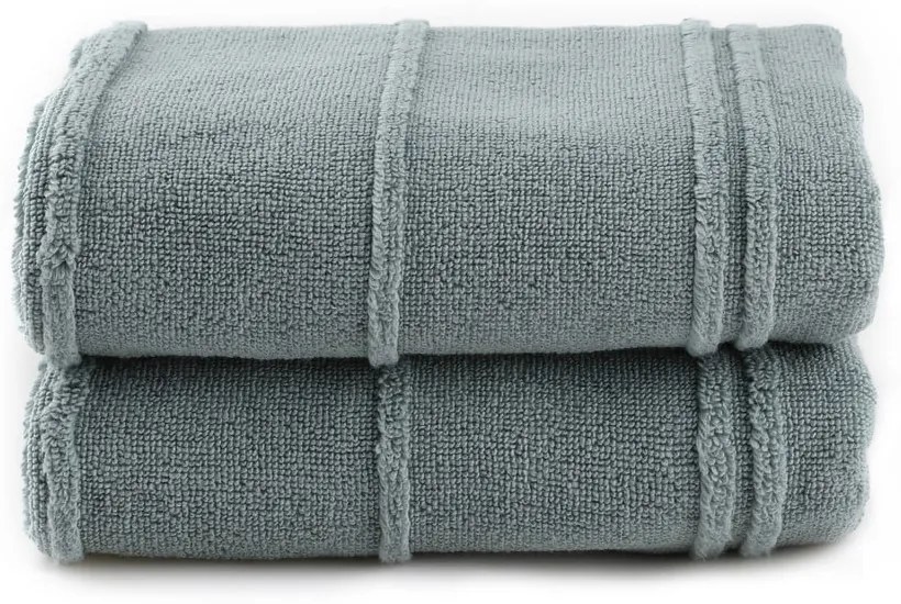 Set di asciugamani tipo terry verdi 2 pz 50x90 cm Arden – Foutastic