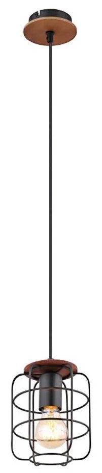 Globo 54037H - Lampadario su filo WILLA 1xE27/40W/230V