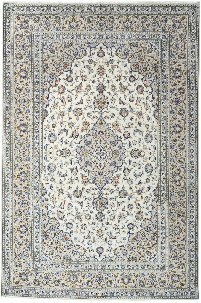 Kashan Tappeto persiano 250x370 Beige (Iran) Annodato A Mano